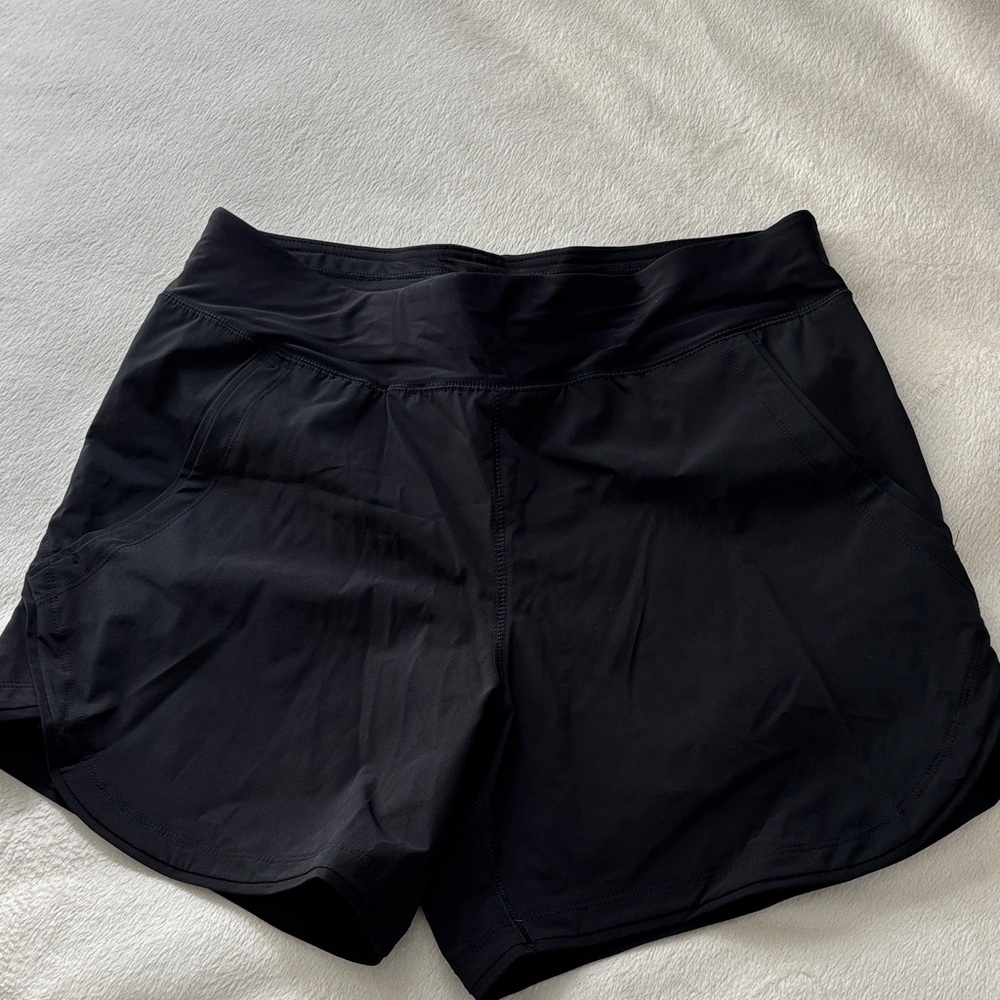 Lands' End Women's Black Athletic board/Swim Shorts
